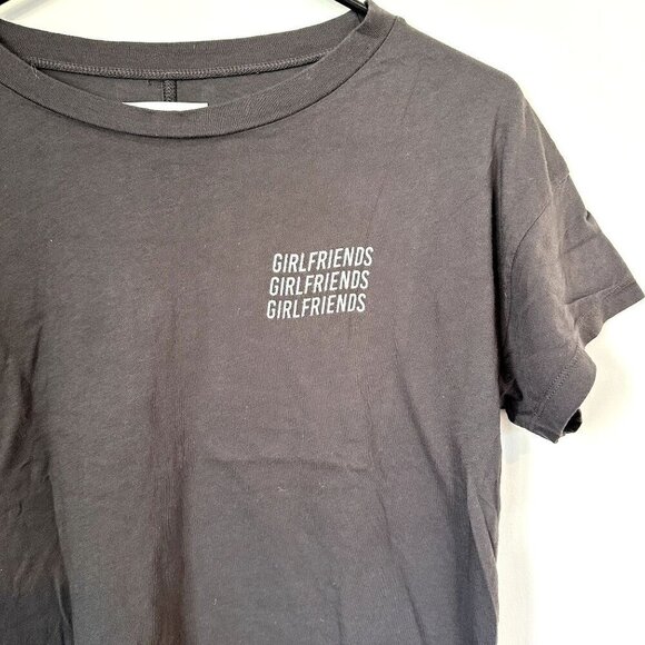 NEW MATE the Label Girlfriends Vintage Black Crew Top - XS - Picture 7 of 9